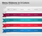 Image for Image for Beautiful Menu Ribbons - 30075