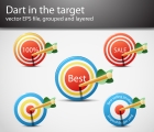 Image for Image for Target & Dart Vectors - 30167