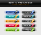 Image for Image for Download Buttons with Ribbons - 30023