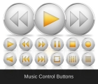 Image for Image for Clean, Slim Web Buttons - 30024